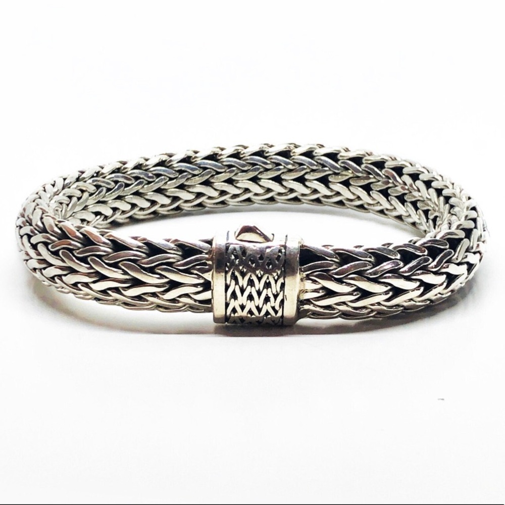 Balinese Large Silver Bracelet